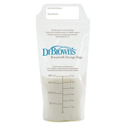Dr Browns 180ml Breastmilk Storage Bag (25pcs) Bundle of 3